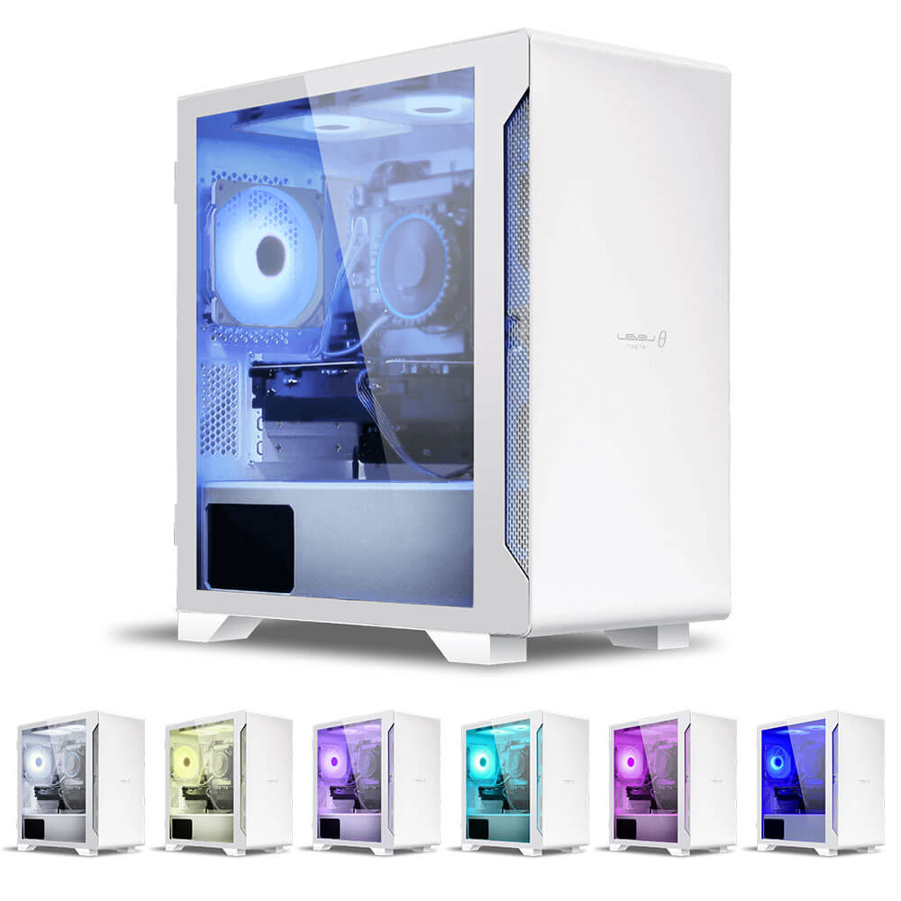 AMD Ryzen 5 4500とGeForce RTX 3050 6GB搭載ミニタワーゲーミングPC【選べるカラーバリエーション】